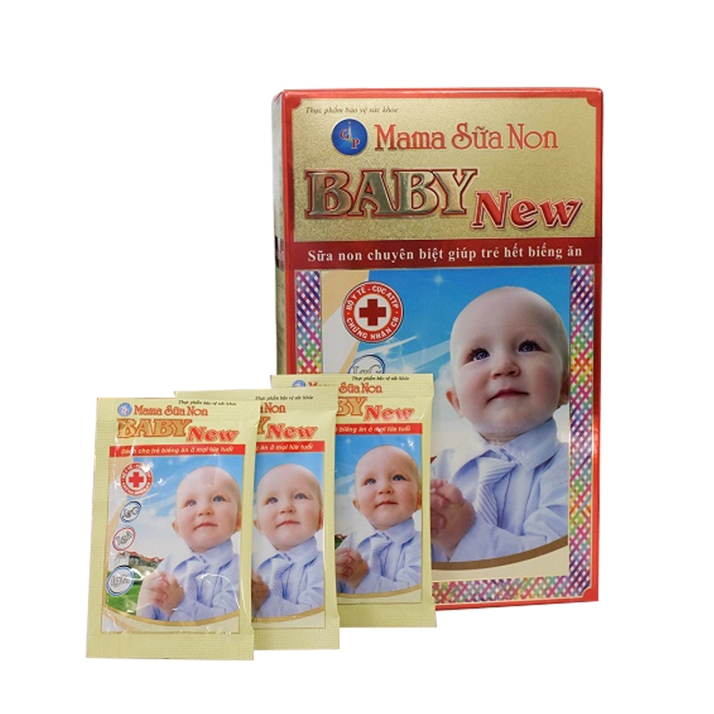 Hình ảnh Sữa bột Mama Sữa Non Baby New bổ sung vitamin và kháng thể (20 gói x 6g)