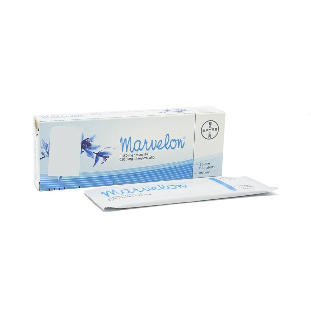 Hình ảnh Thuốc Marvelon Bayer dùng để tránh thai (1 vỉ x 21 viên)