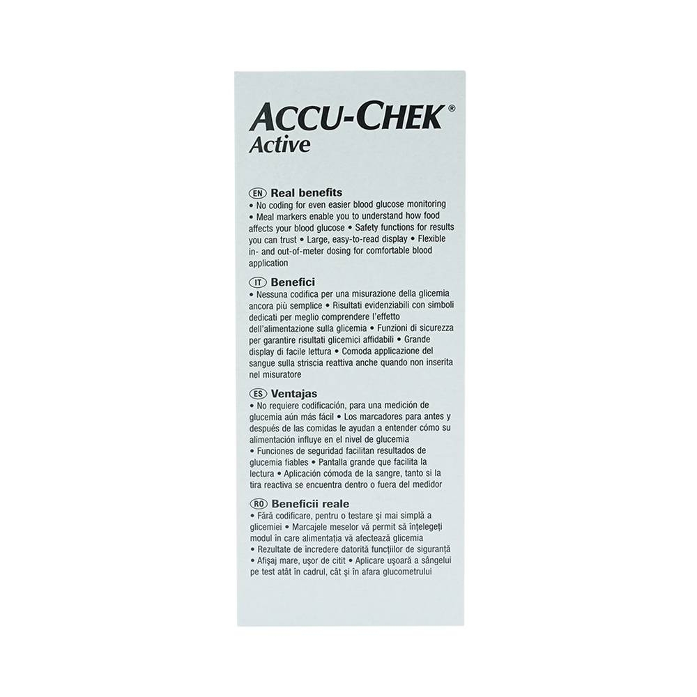 Hình ảnh Máy đo đường huyết cầm tay Accu-Chek Active giúp kiểm tra lượng đường trong máu chính xác, nhanh chóng