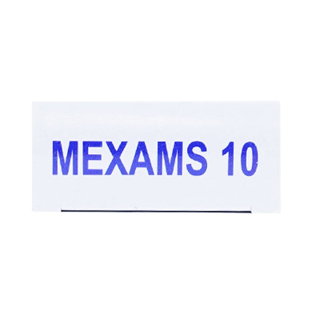 Hình ảnh Viên nén Mexams 10 Celogen Pharma điều trị hen, viêm mũi dị ứng theo mùa (3 vỉ x 10 viên)