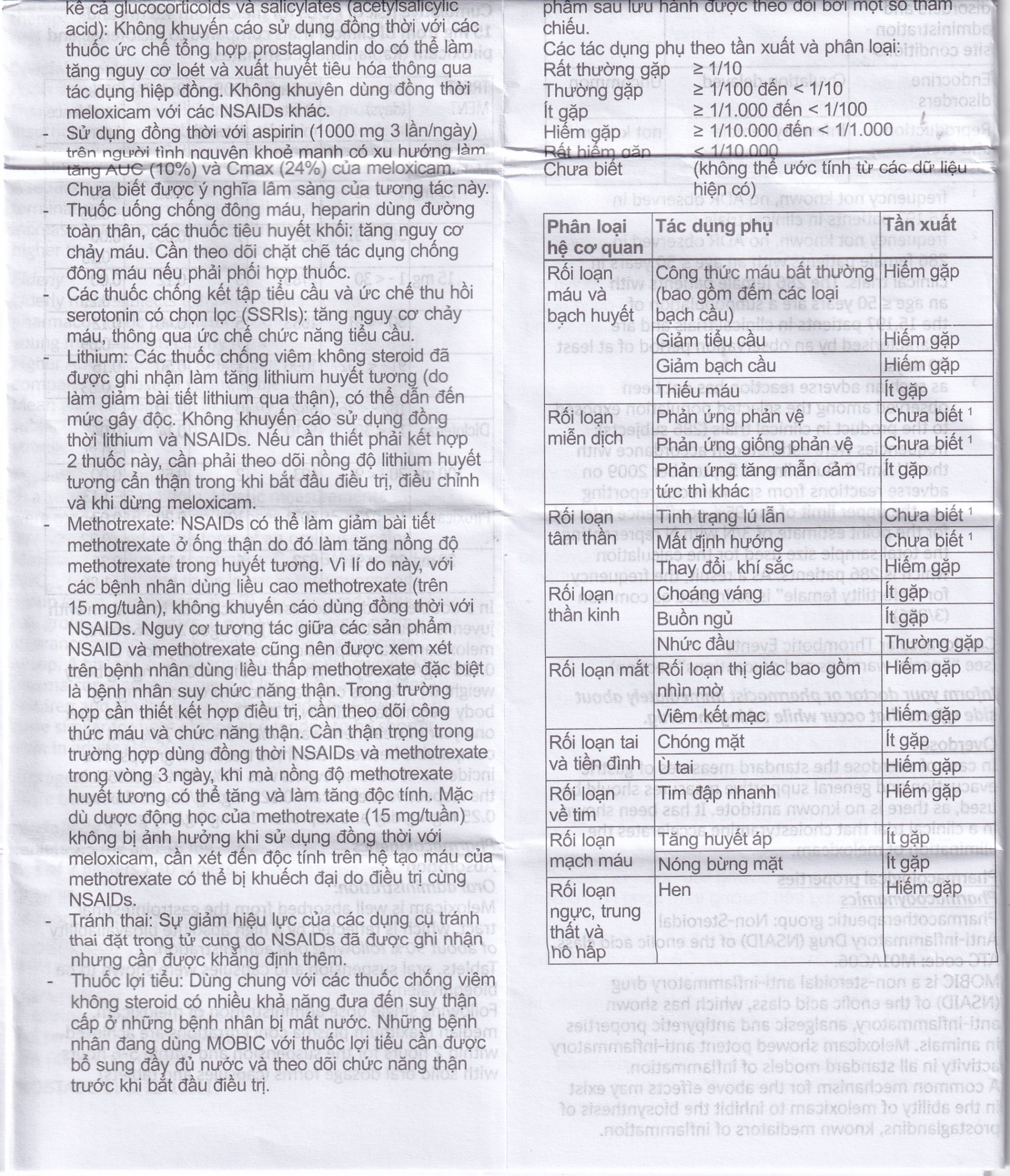 Hình ảnh Thuốc Mobic 7.5mg Boehringer điều trị viêm xương khớp (2 vỉ x 10 viên)