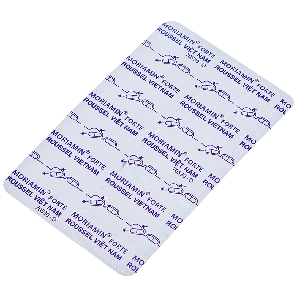 Hình ảnh Viên nang cứng Moriamin Forte Roussel hỗ trợ duy trì và phục hồi sức khỏe (10 vỉ x 10 viên)