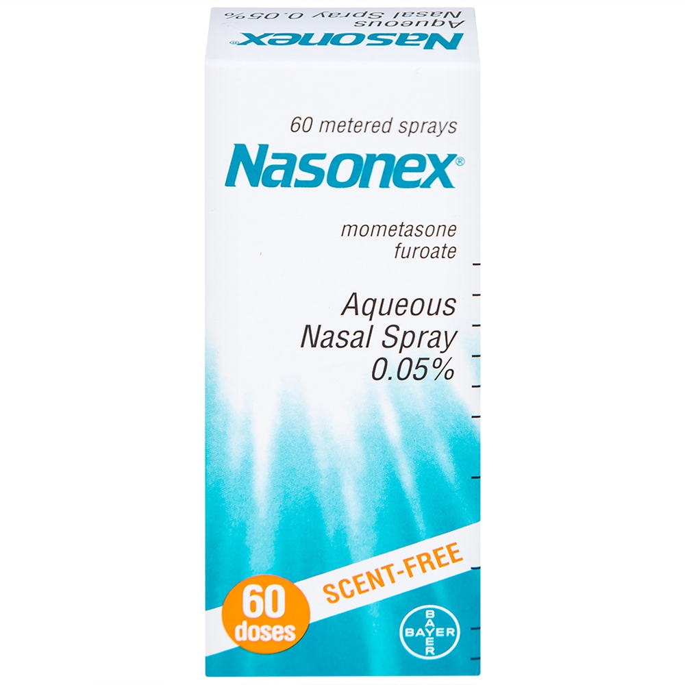 Hình ảnh Thuốc xịt mũi Nasonex Bayer điều trị viêm mũi dị ứng (60 liều)