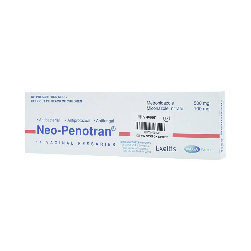 Hình ảnh Viên đặt âm đạo Neo-Penotran MEGA We Care điều trị  viêm âm đạo (2 vỉ x 7 viên)