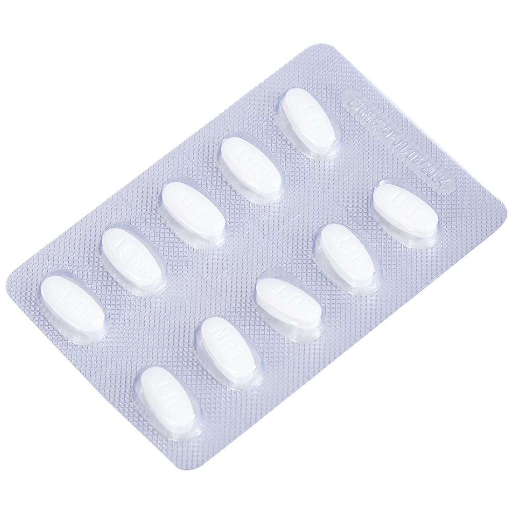 Hình ảnh Viên nén Newbutin SR 300mg Korea United điều trị trào ngược dạ dày - thực quản (3 vỉ x 10 viên)