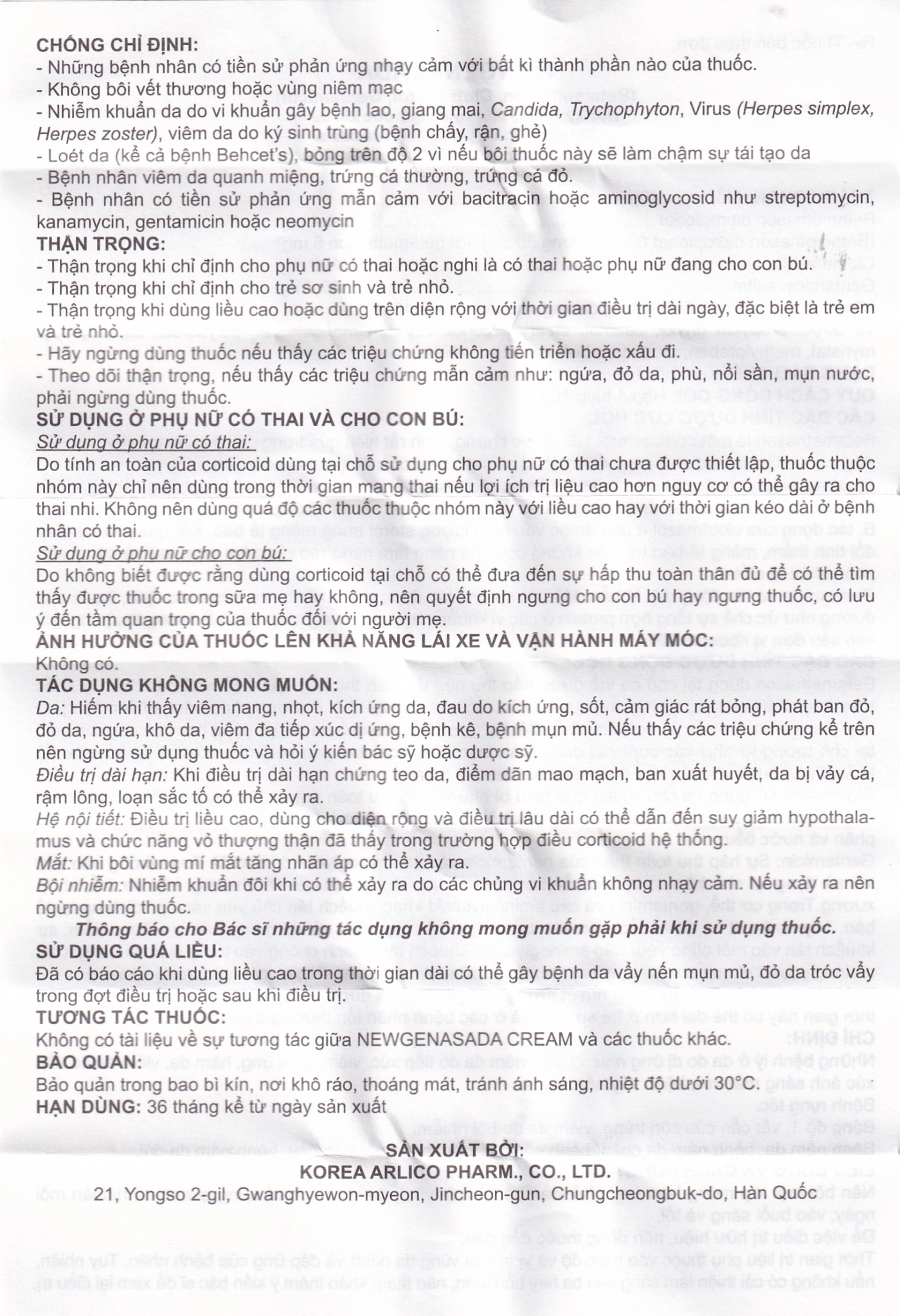 Hình ảnh Kem bôi da NewgenAsada Arlico điều trị chàm, viêm da do tiếp xúc, dị ứng (10g)