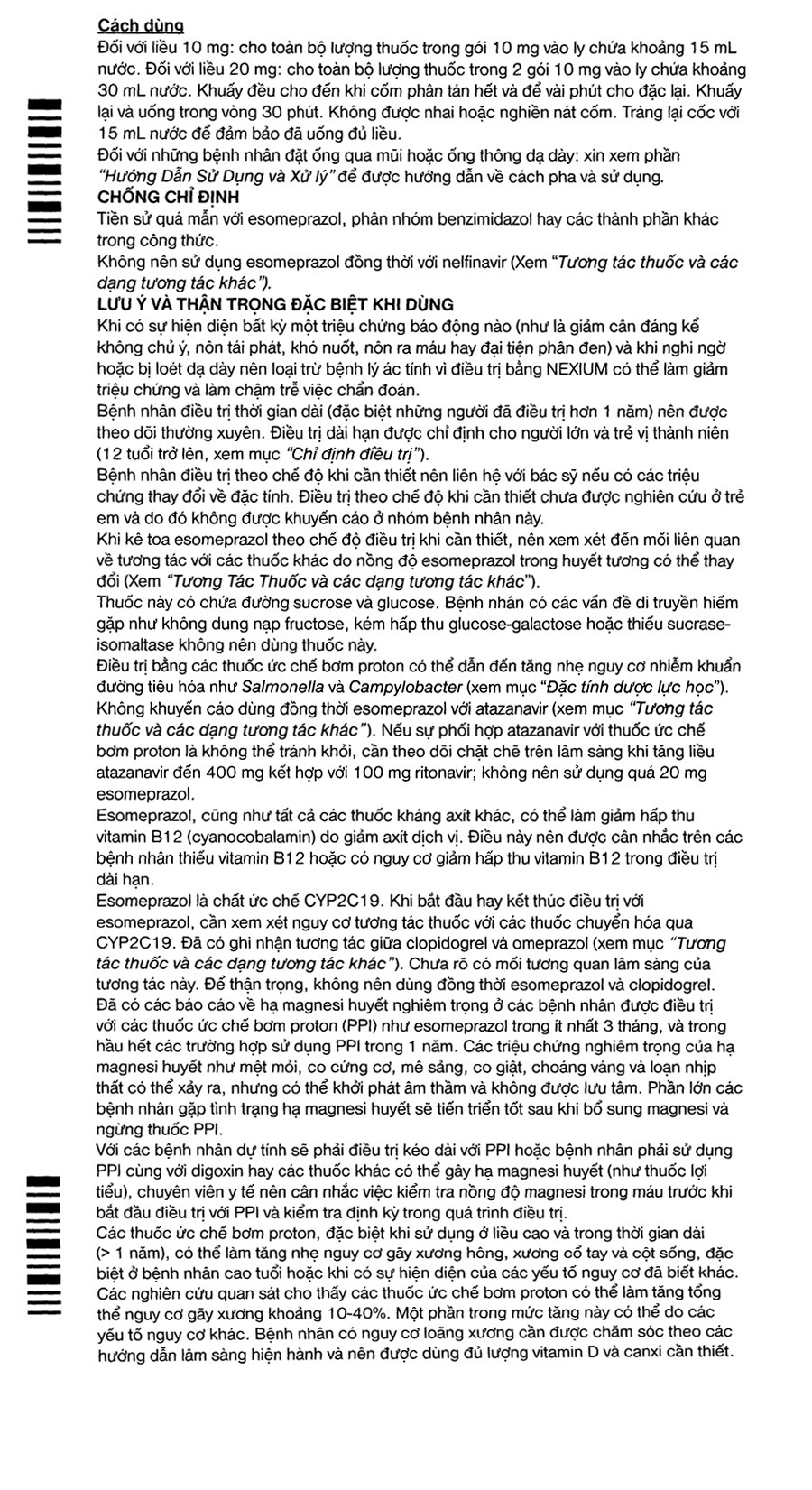 Hình ảnh Cốm Nexium 10mg AstraZeneca điều trị trào ngược dạ dày - thực quản (28 gói)