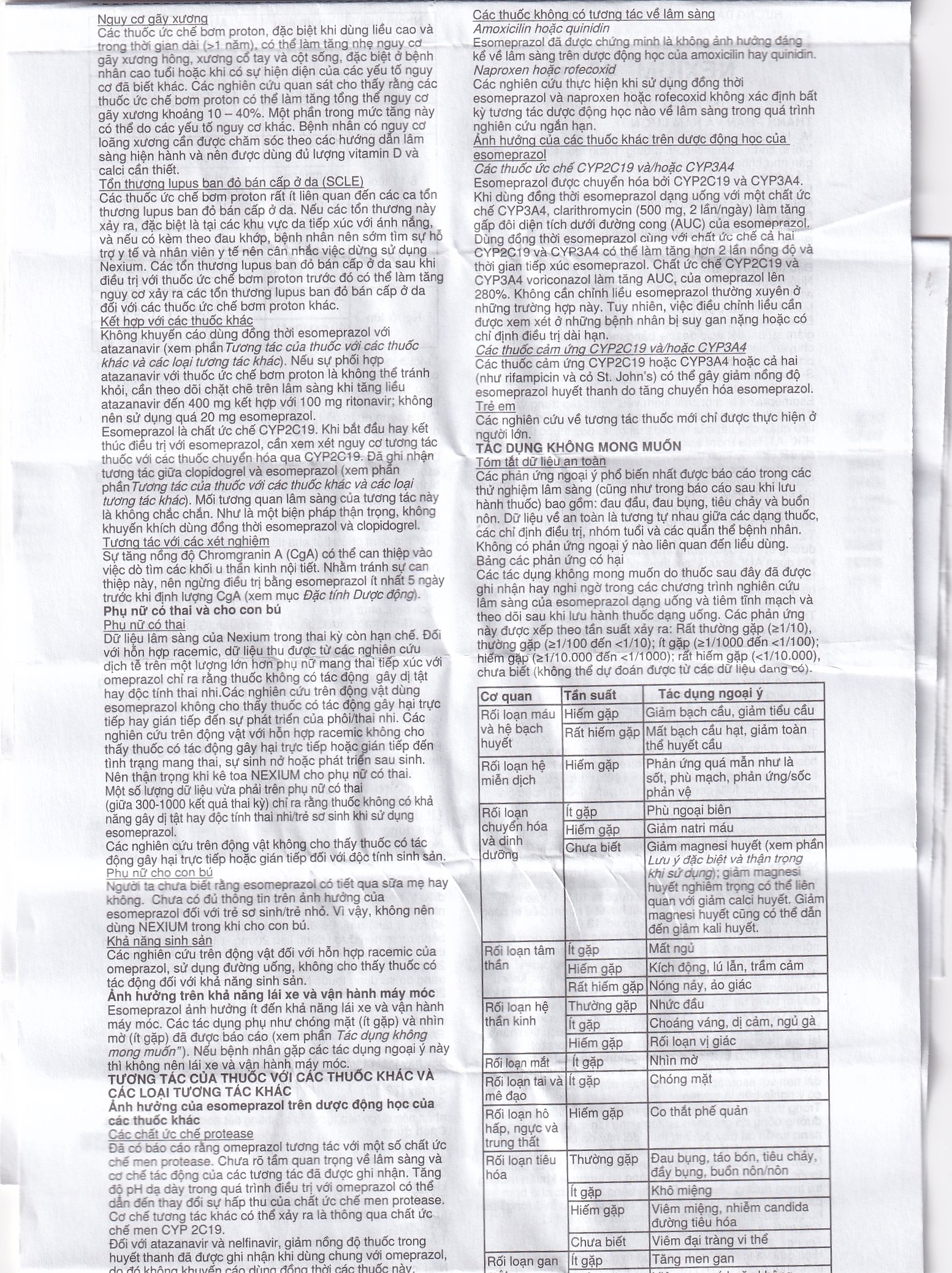 Hình ảnh Bột pha tiêm Nexium 40mg AstraZeneca điều trị kháng tiết dịch vị, trào ngược dạ dày - thực quản (1 lọ)