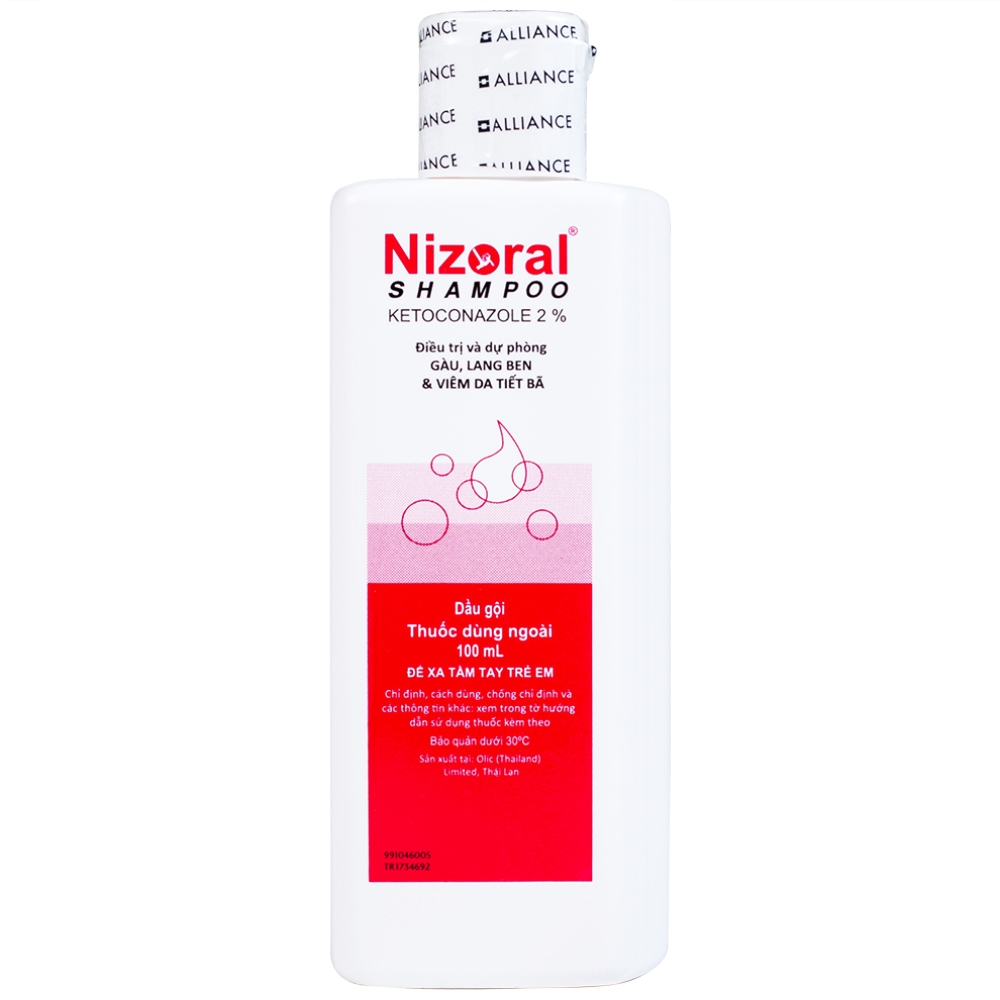 Hình ảnh Dầu gội đầu Nizoral Shampoo Janssen điều trị và dự phòng gàu, lang ben và viêm da tiết bã (100ml)
