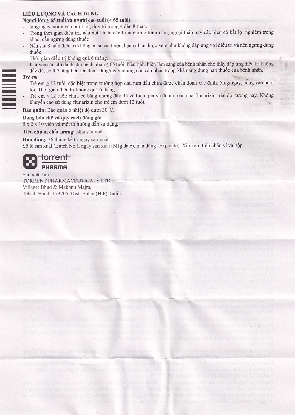 Hình ảnh Thuốc Nomigrain 5mg Torrent điều trị đau nửa đầu (5 vỉ x 20 viên)