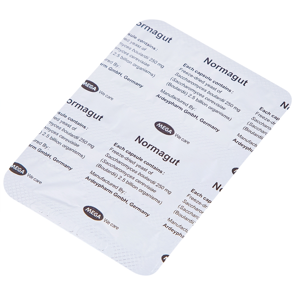 Hình ảnh Thuốc Normagut MEGA We care cân bằng hệ vi sinh đường ruột (3 vỉ x 10 viên)