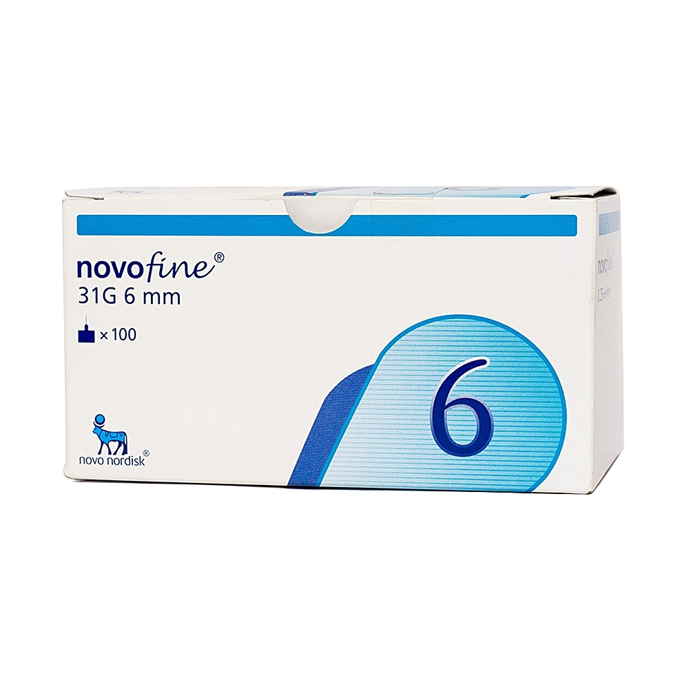Hình ảnh Đầu kim tiêm tiểu đường Novofine 31g Novo Nordisk dùng cho bút tiêm (100 cây)