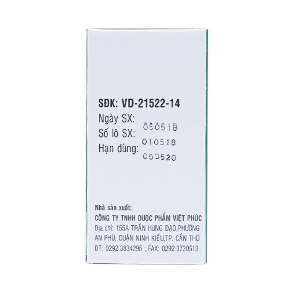 Hình ảnh Viên nhai OH NO Việt Phúc hỗ trợ cai nghiện thuốc lá (1 lọ x 12 viên)