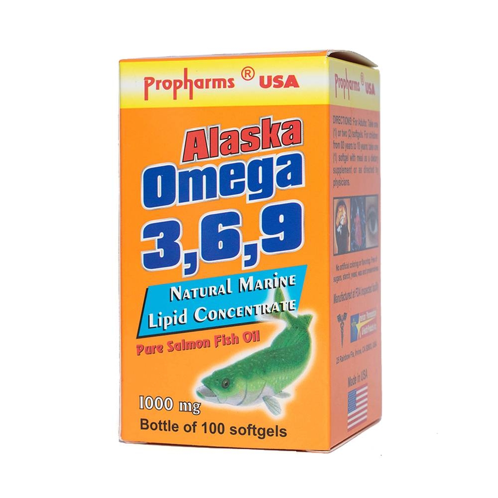 Hình ảnh Viên uống Omega-3,6,9 bổ não, tăng cường thị lực (100 viên)