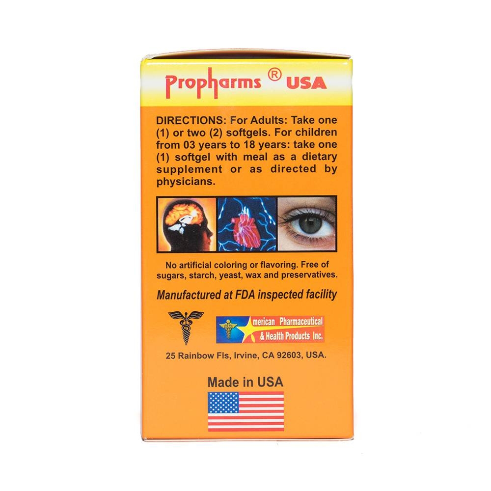 Hình ảnh Viên uống Omega-3,6,9 bổ não, tăng cường thị lực (100 viên)