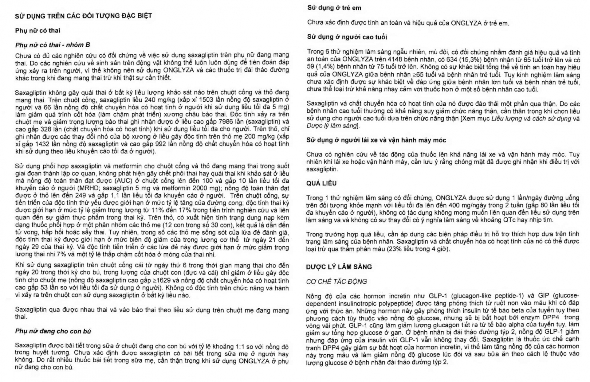 Hình ảnh Viên nén Onglyza 2,5mg AstraZeneca điều trị kiểm soát đường huyết (2 vỉ x 14 viên)