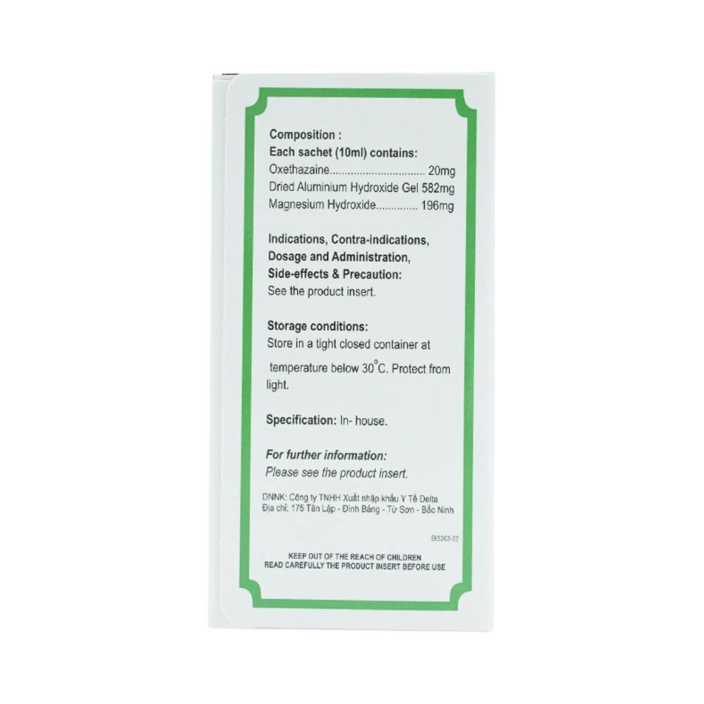 Hình ảnh Hỗn dịch uống Onsmix Suspension Huons giảm acid dạ dày, chứng ợ nóng (20 gói x 10ml)