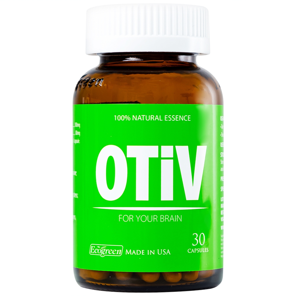Hình ảnh Viên uống OTiV Ecogreen giúp tăng cường dưỡng chất cho não (30 viên)