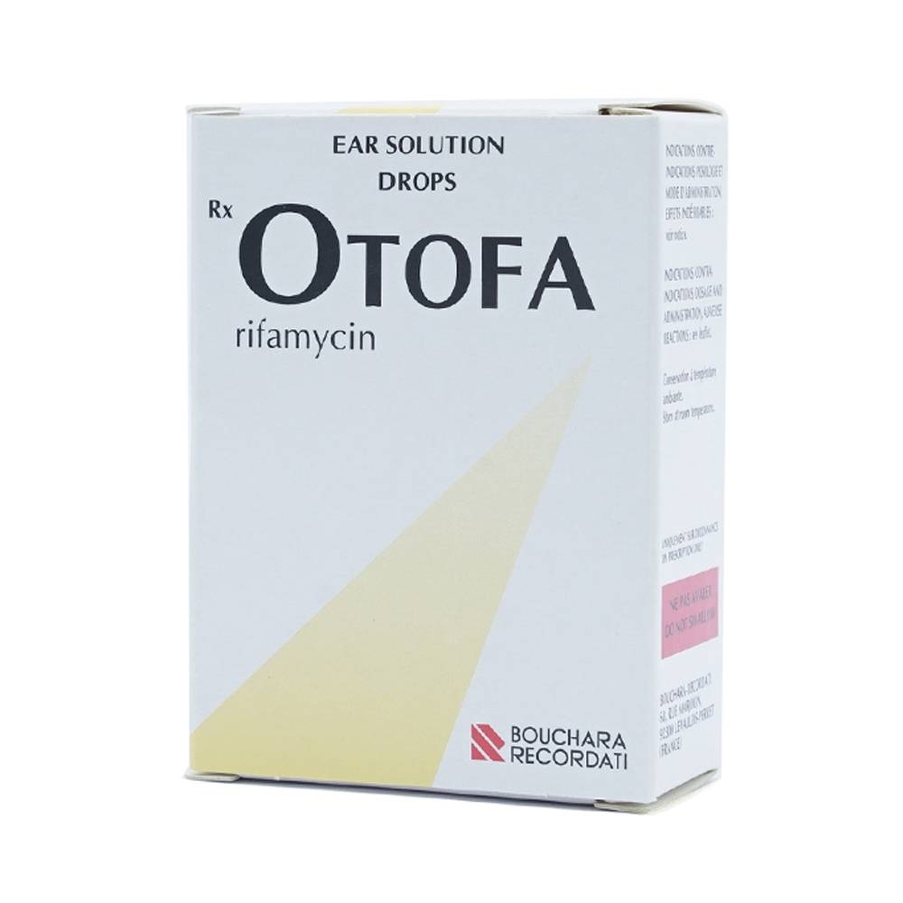 Hình ảnh Thuốc nhỏ tai Otofa Bouchara điều trị các dạng chảy mũ tai, viêm tai mạn tính (10ml) 