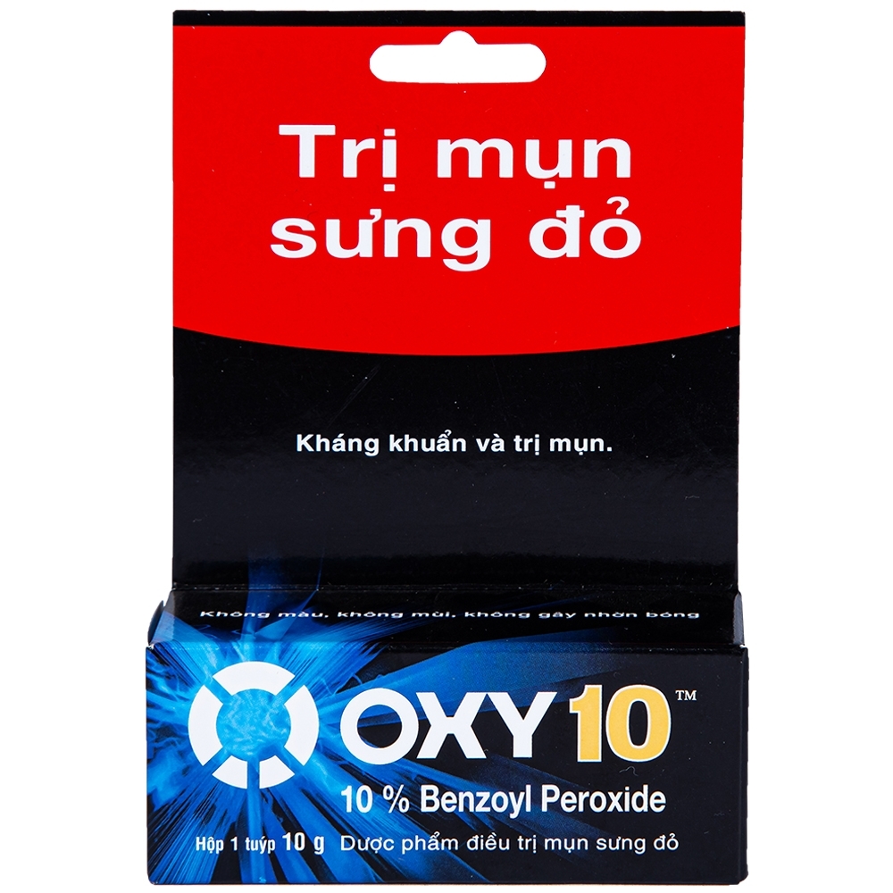 Hình ảnh Lotion bôi da Oxy10 Rohto điều trị mụn bọc và mụn sưng đỏ (10g)