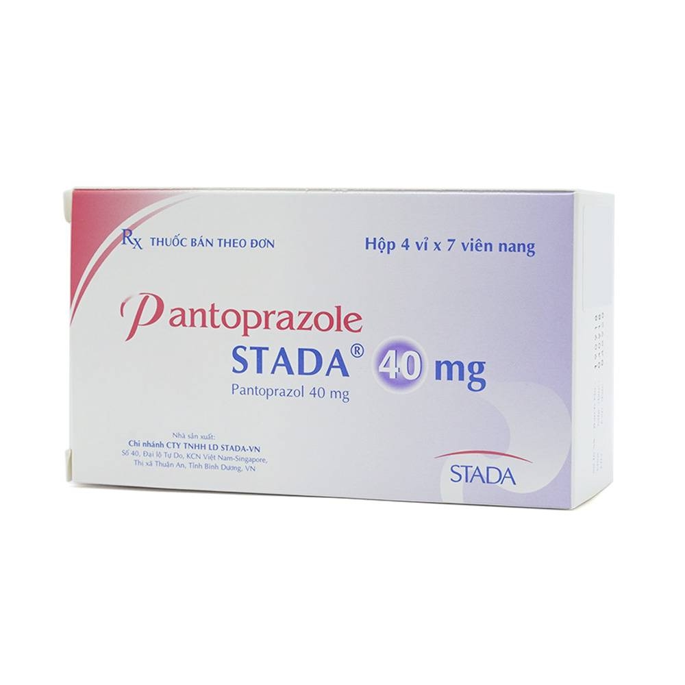 Hình ảnh Viên nang cứng Pantoprazole Stada 40mg điều trị trào ngược dạ dày thực quản (4 vỉ x 7 viên)
