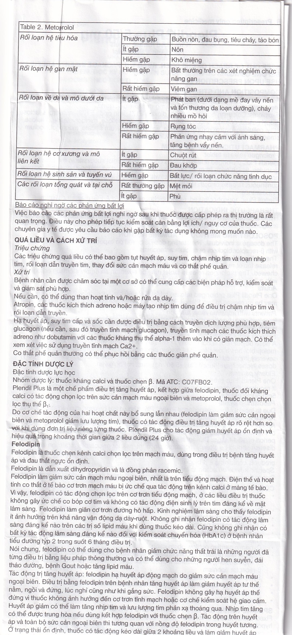 Hình ảnh Viên nén Plendil Plus AstraZeneca điều trị tăng huyết áp (30 viên)