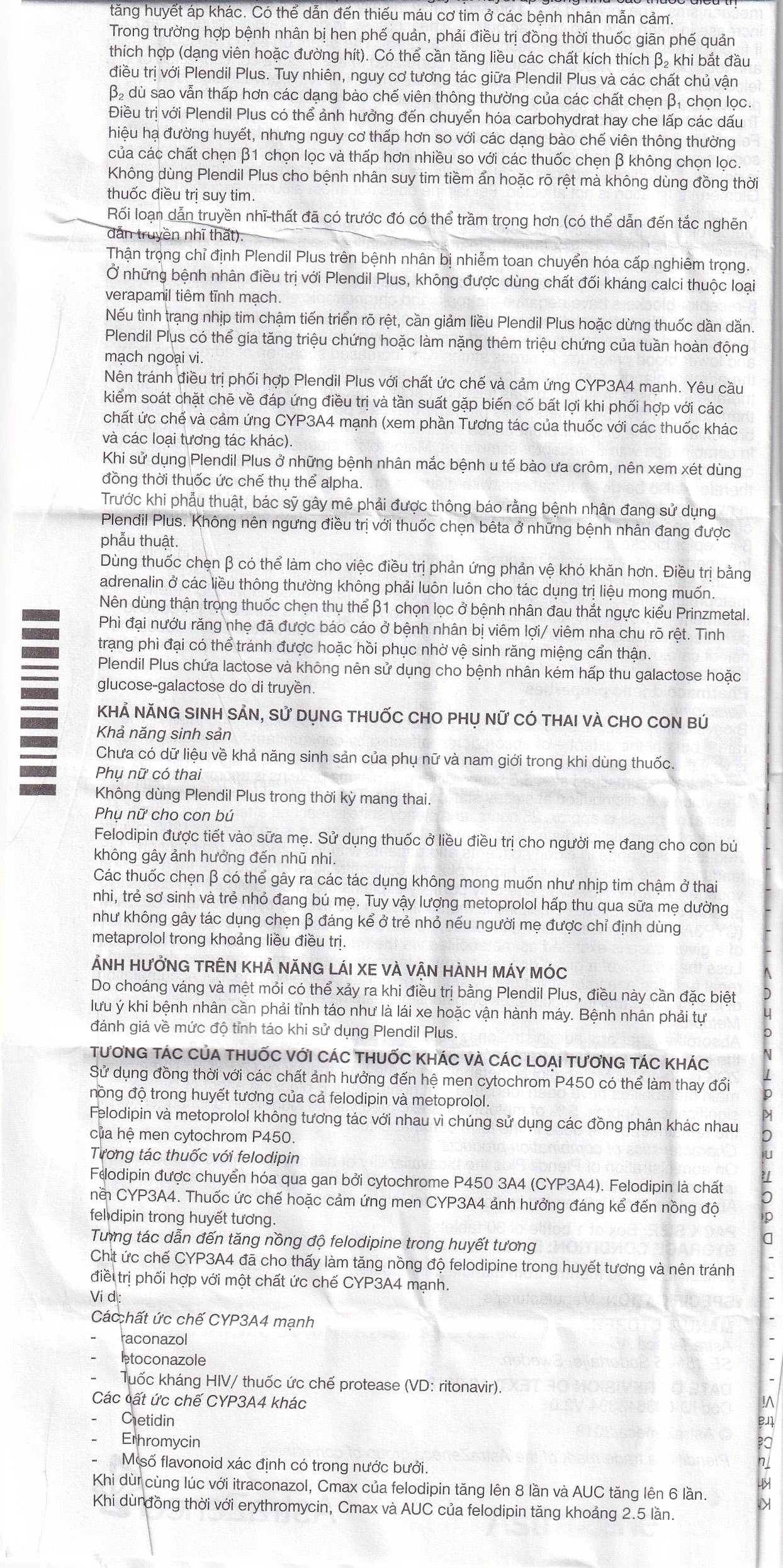 Hình ảnh Viên nén Plendil Plus AstraZeneca điều trị tăng huyết áp (30 viên)