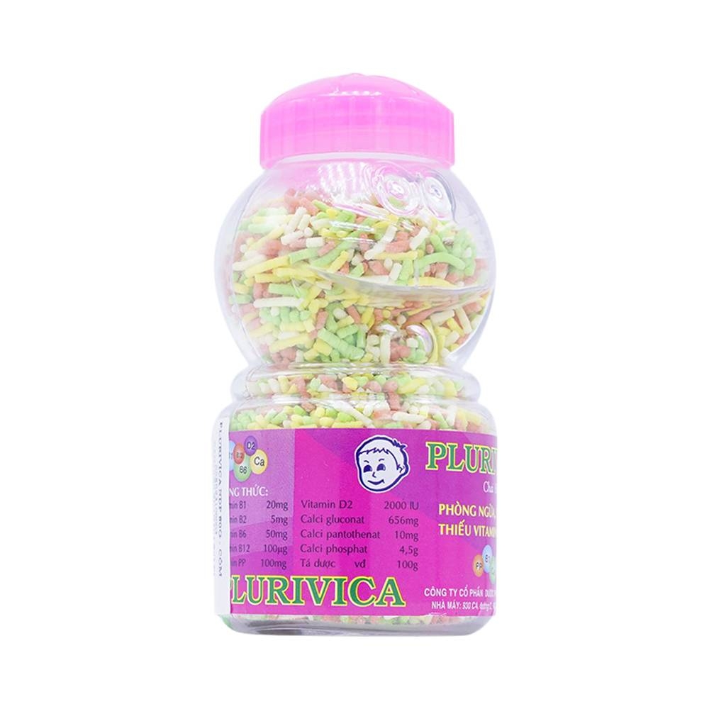 Hình ảnh Cốm Plurivica NadyPhar phòng ngừa, điều trị thiếu vitamin và canxi (80g) 