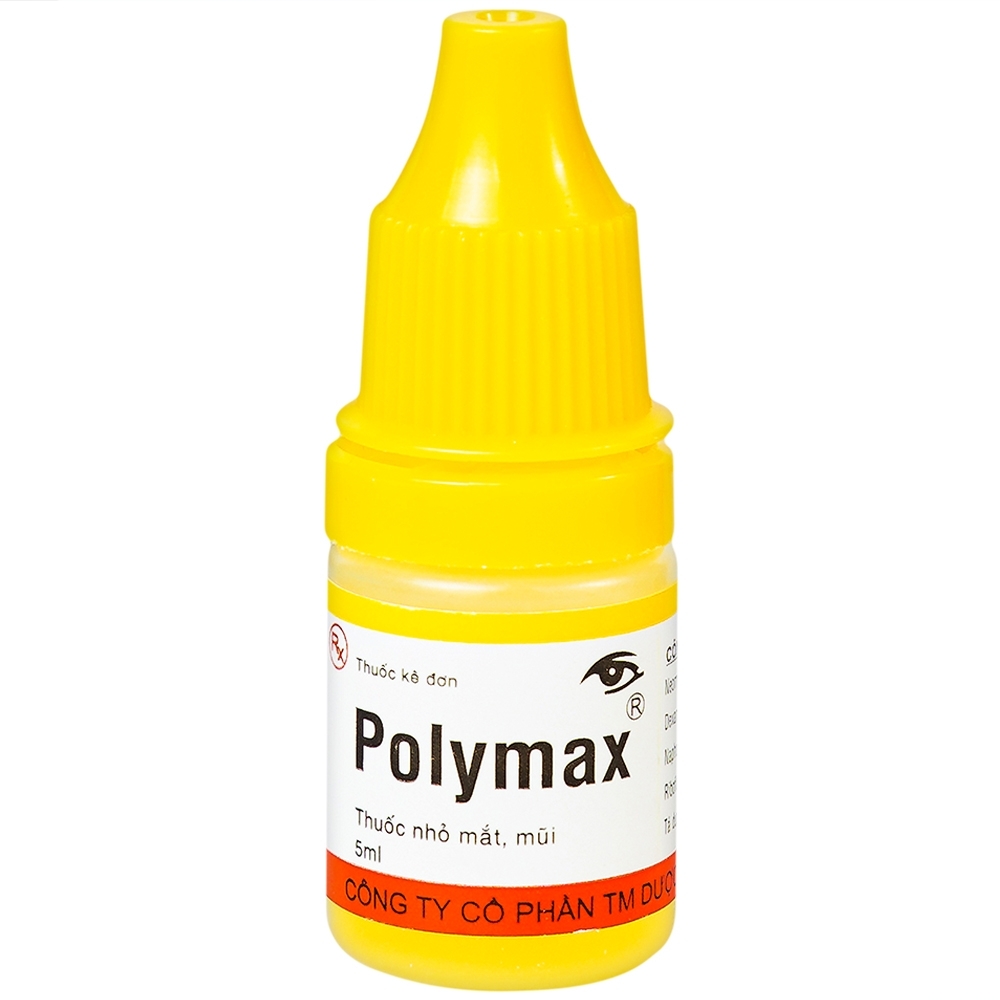 Hình ảnh Thuốc nhỏ mắt Polymax 5ml Medipharco dùng để kháng viêm, kháng dị ứng
