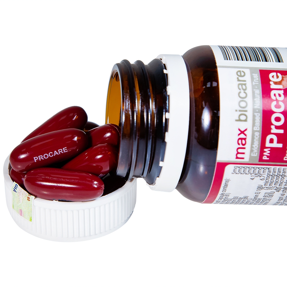Hình ảnh Thuốc PM Procare Catalent bổ sung DHA, EPA, Vitamin và khoáng chất (30 viên)