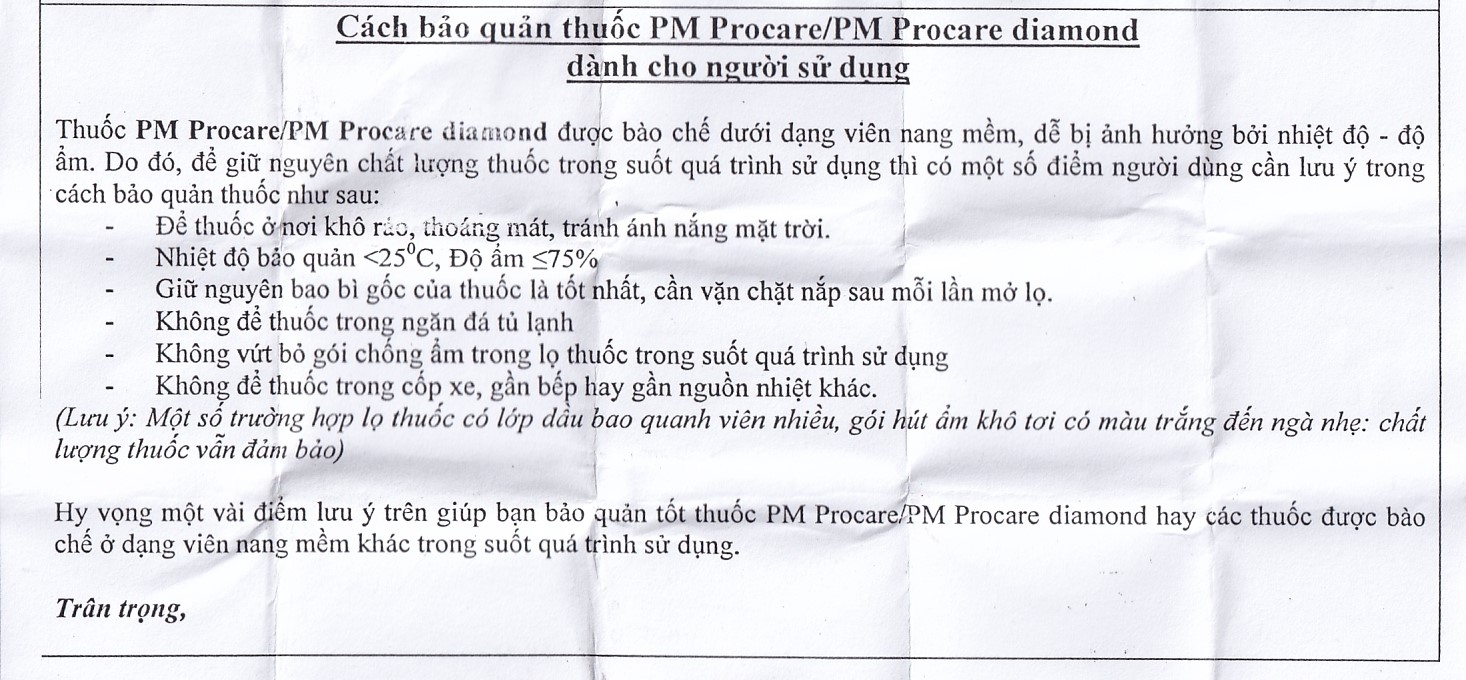 Hình ảnh Viên uống Procare Diamond bổ sung khoáng chất cho phụ nữ có thai và cho con bú (30 viên)