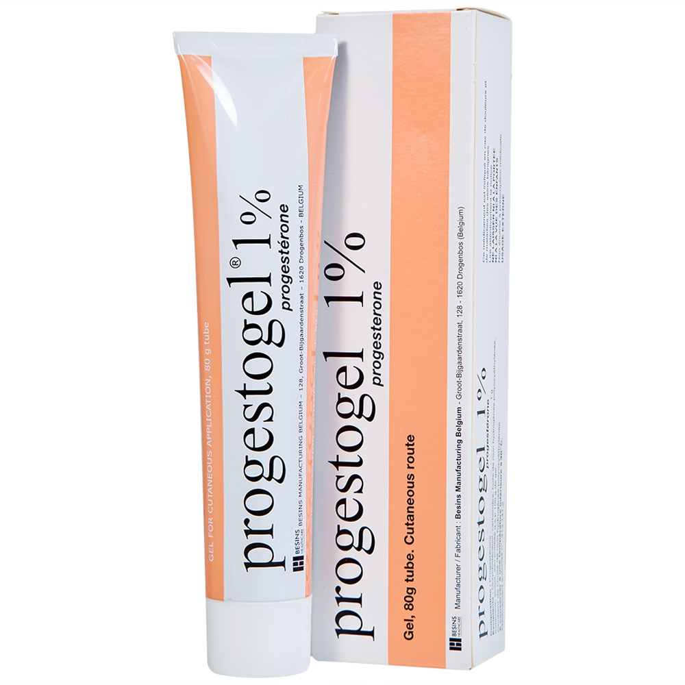 Hình ảnh Gel Progestogel 1% Kolmar điều trị các bệnh vú lành tính (80g)