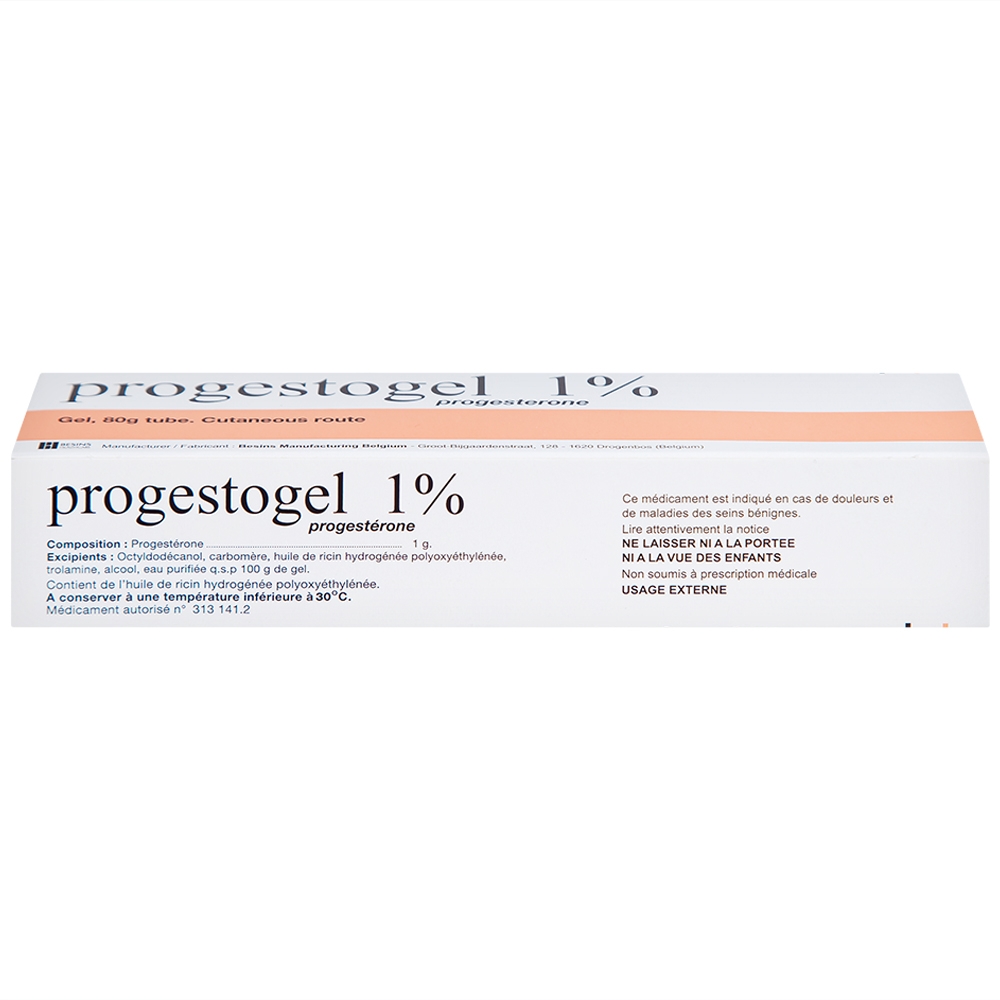 Hình ảnh Gel Progestogel 1% Kolmar điều trị các bệnh vú lành tính (80g)
