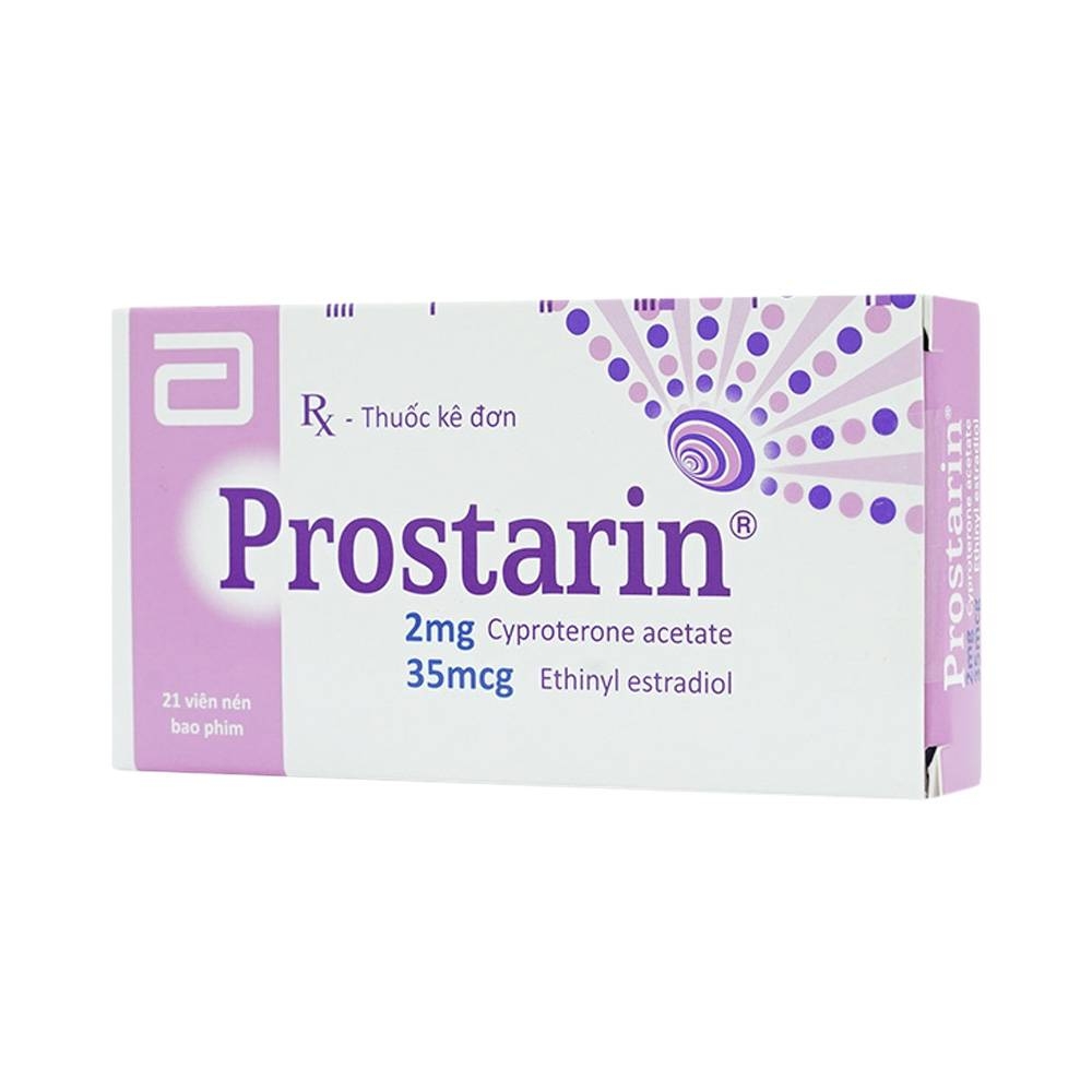 Hình ảnh Thuốc Prostarin Abbott ngăn chặn biểu hiện cường androgen ở da (1 vỉ x 21 viên)