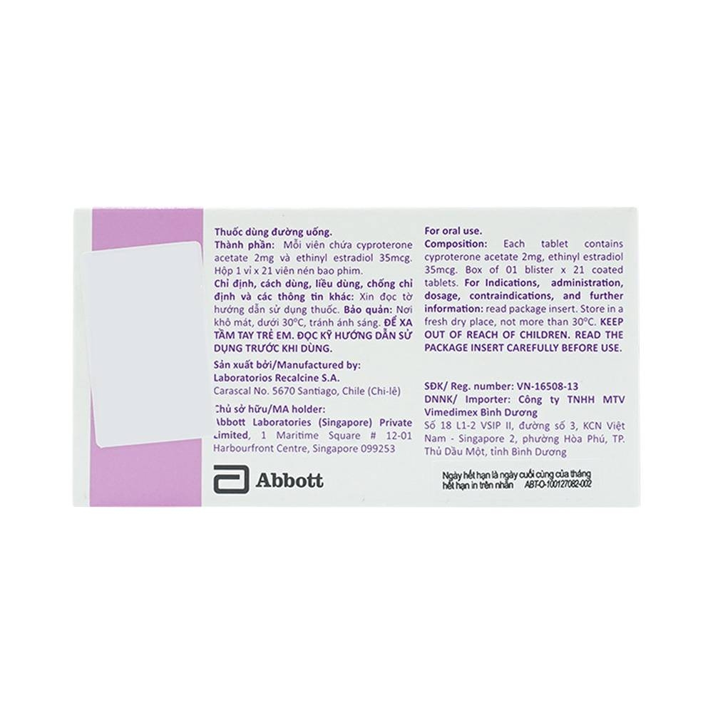 Hình ảnh Thuốc Prostarin Abbott ngăn chặn biểu hiện cường androgen ở da (1 vỉ x 21 viên)