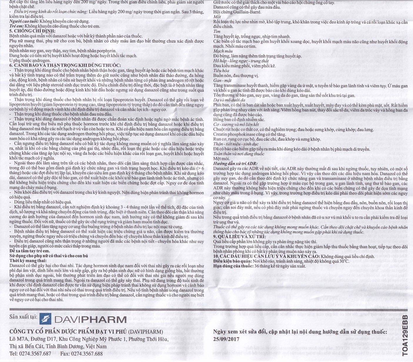 Hình ảnh Thuốc Puyol 200mg Davipharm điều trị lạc nội mạc tử cung (3 vỉ x 10 viên)