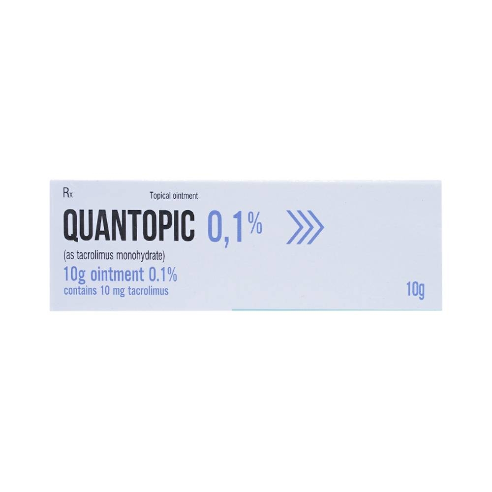 Hình ảnh Thuốc mỡ Quantopic 0.1% điều trị viêm da dị ứng (10g)