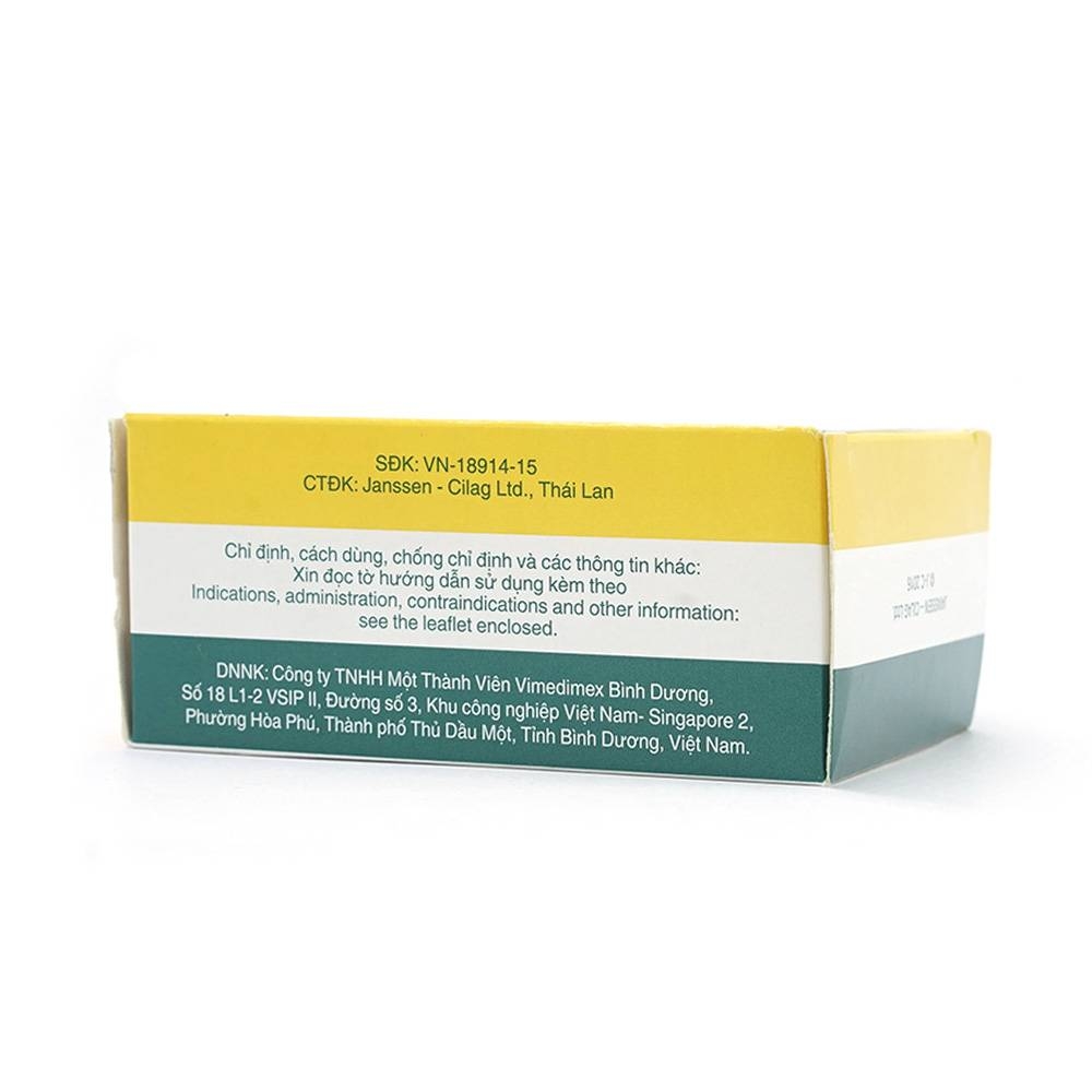 Hình ảnh Thuốc Risperdal 2mg Janssen điều trị bệnh tâm thần phân liệt (6 vỉ x 10 viên)