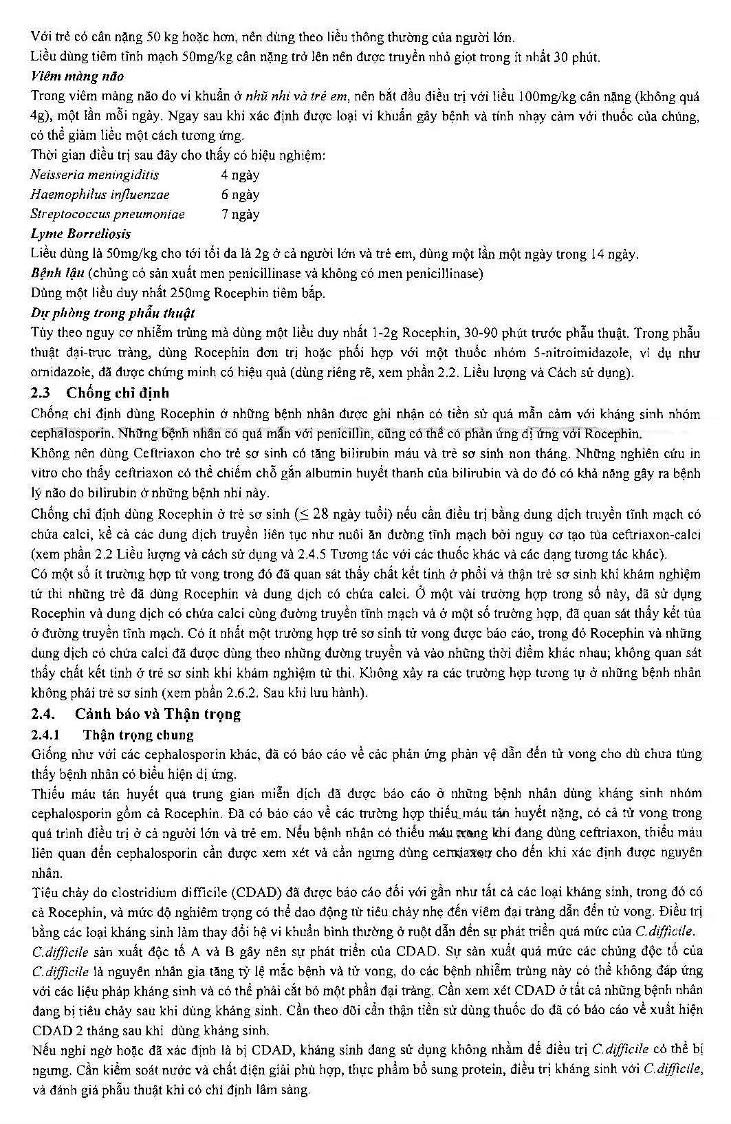 Hình ảnh Bột pha tiêm Rocephin F.Hoffmann-La Roche điều trị nhiễm khuẩn huyết, viêm màng não (lọ 1g + ống 10ml) 