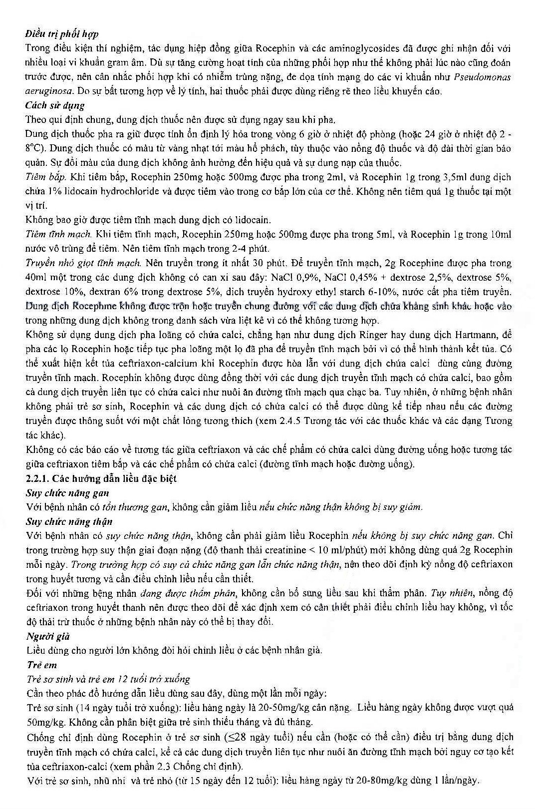 Hình ảnh Bột pha tiêm Rocephin F.Hoffmann-La Roche điều trị nhiễm khuẩn huyết, viêm màng não (lọ 1g + ống 10ml) 