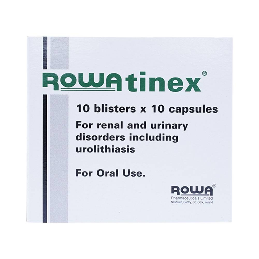 Hình ảnh Thuốc Rowatinex Rowa điều trị bệnh sỏi niệu, sỏi thận (10 vỉ x 10 viên)