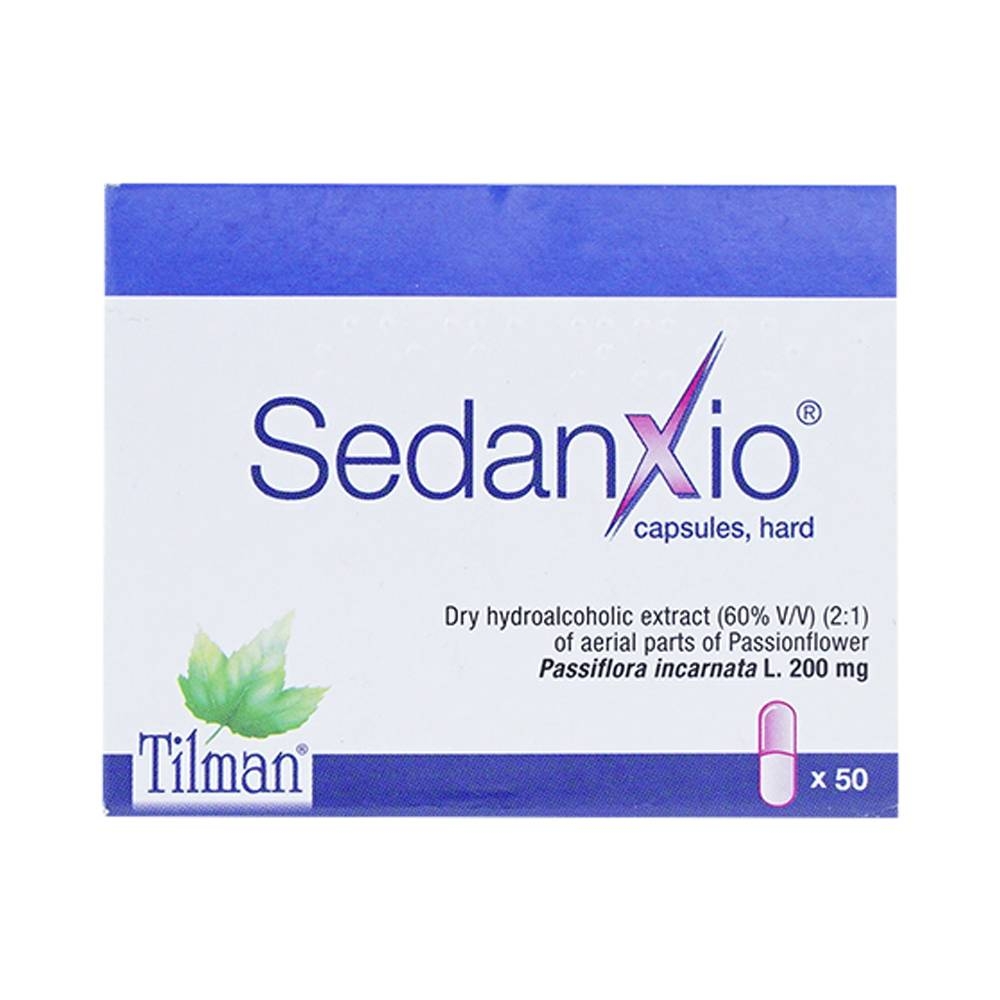 Hình ảnh Thuốc Sedanxio Tilman điều trị chứng lo âu, mất ngủ (5 vỉ x 10 viên)