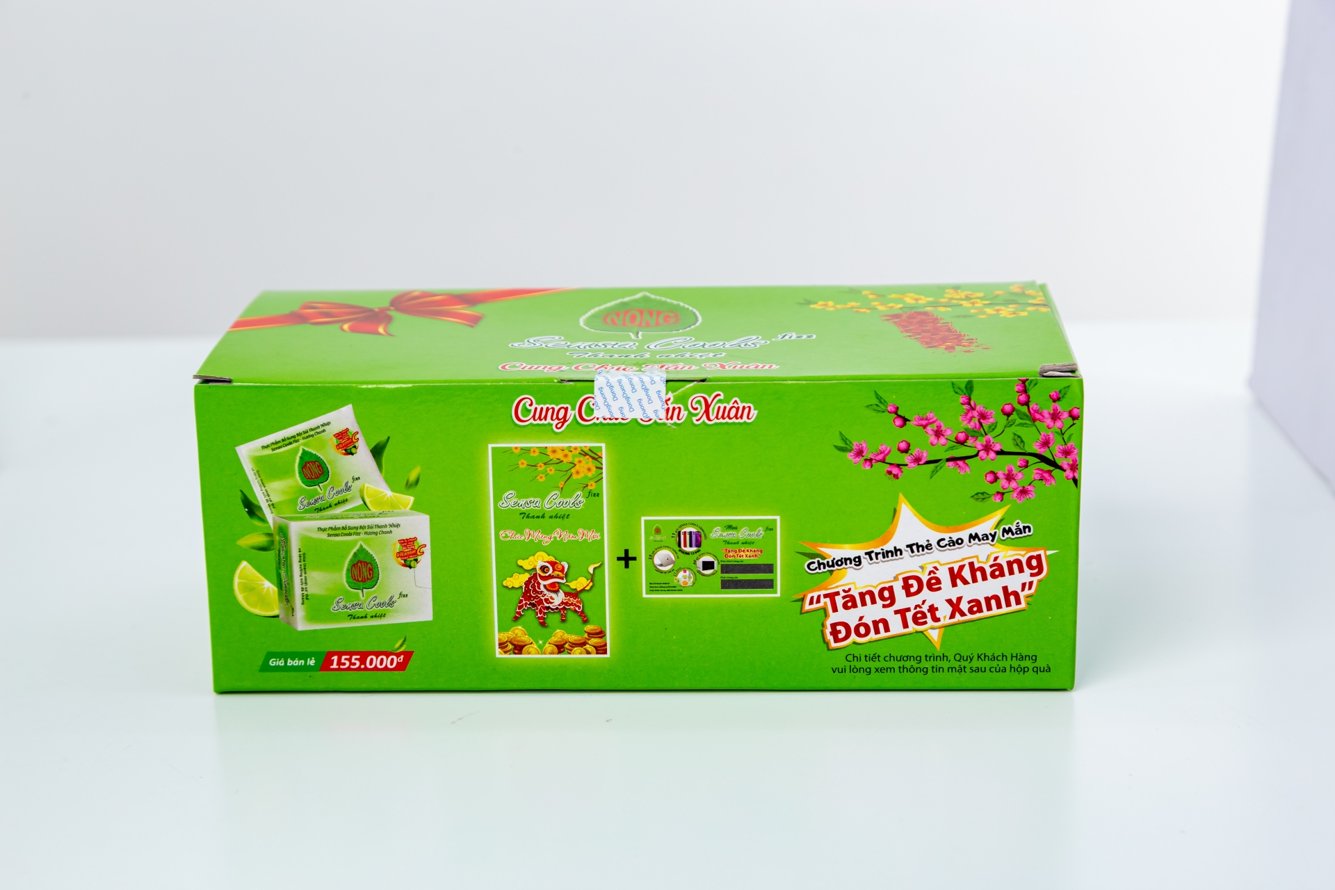 Hình ảnh Bột sủi Sensa Cools Enesis giúp thanh nhiệt cơ thể và tăng cường sức đề kháng (6 gói x 7g)