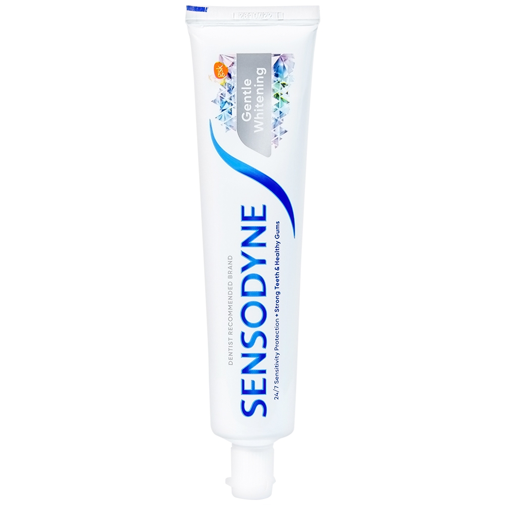 Hình ảnh Kem đánh răng Sensodyne Gentle Whitening làm trắng răng tự nhiên, bảo vệ răng ê buốt mỗi ngày (100g)