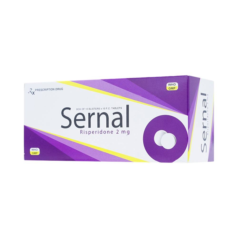 Hình ảnh Thuốc Sernal Davipharm điều trị bệnh loạn tâm thần cấp và mạn (10 vỉ x 10 viên)