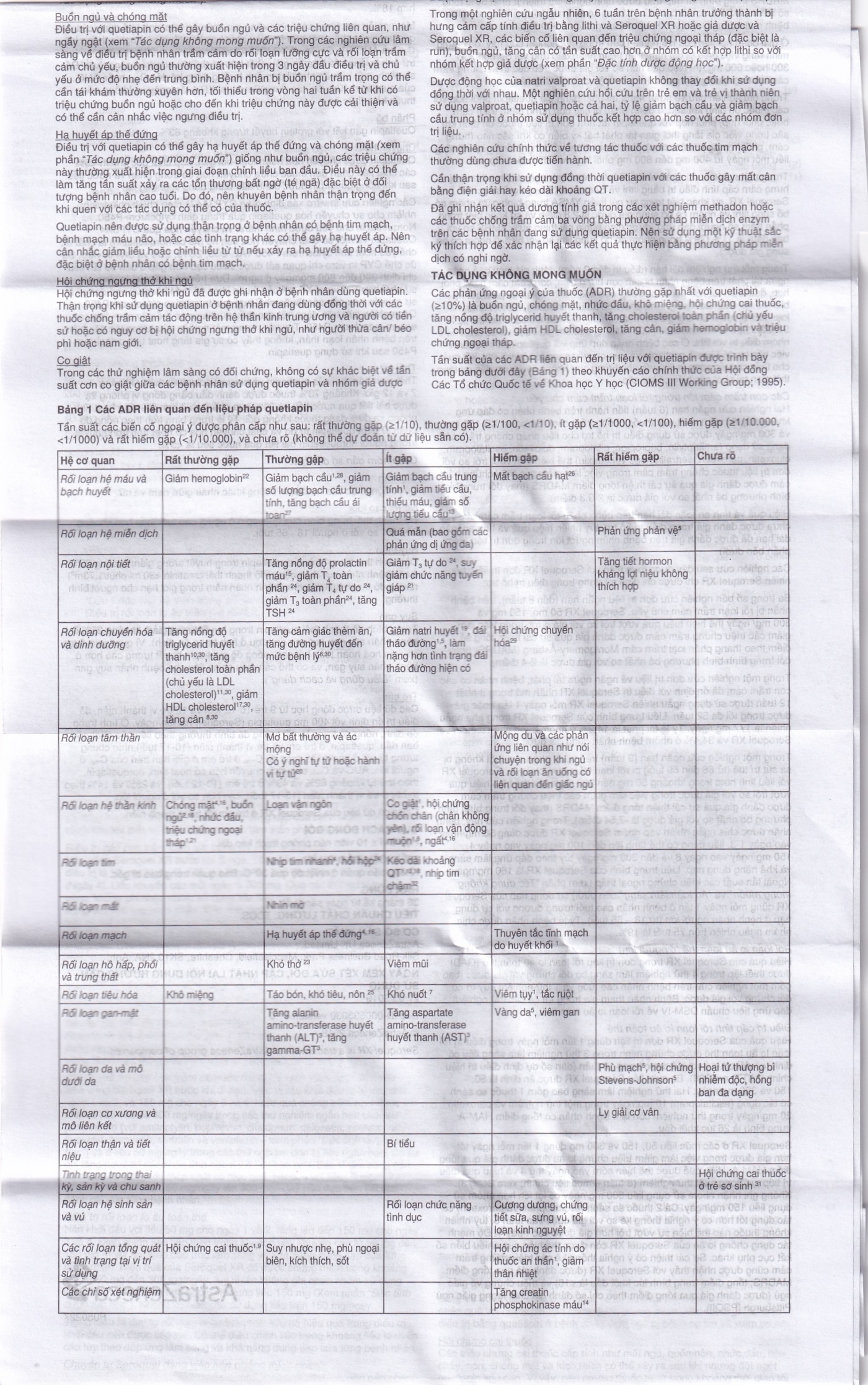 Hình ảnh Thuốc Seroquel XR 200mg AstraZeneca điều trị các rối loạn tâm thần (3 vỉ x 10 viên)