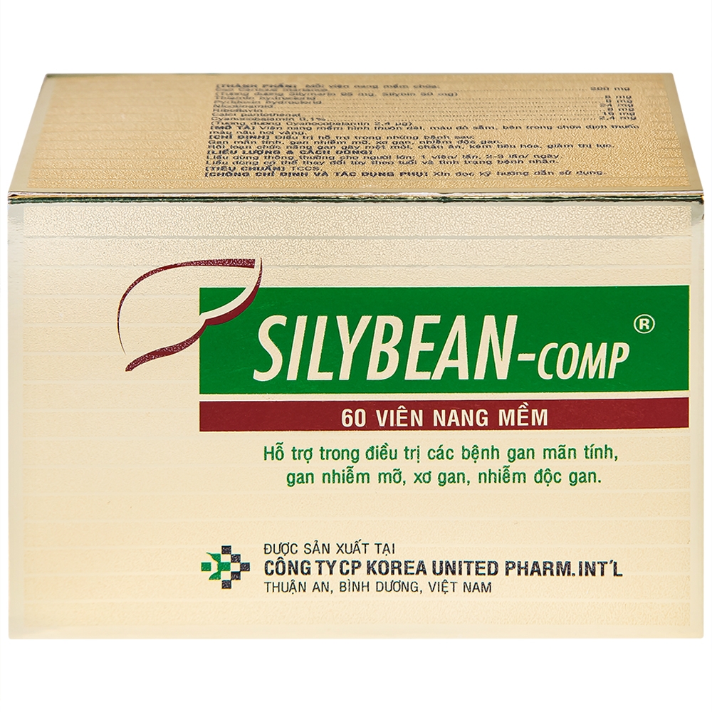 Hình ảnh Thuốc Silybean-Comp United hỗ trợ điều trị bệnh gan mãn tính, gan nhiễm mỡ (6 vỉ x 10 viên)