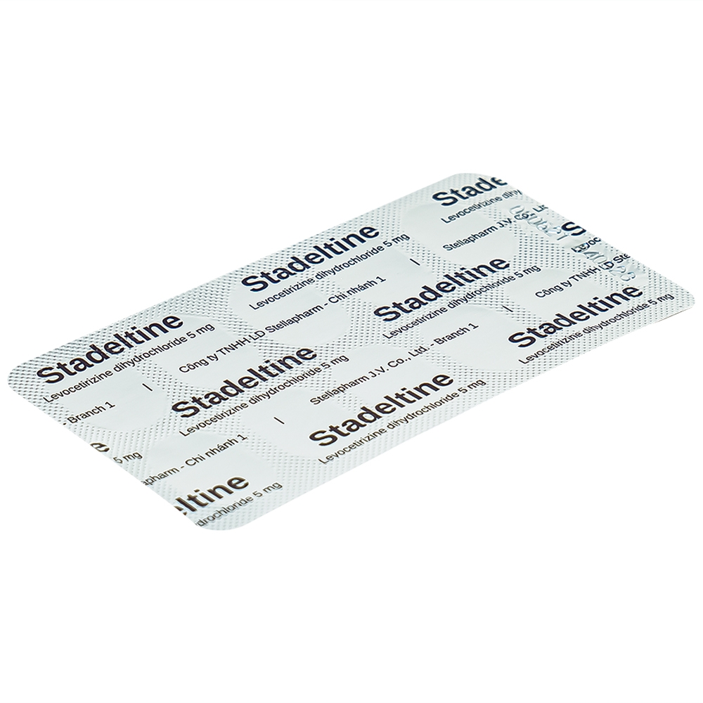 Hình ảnh Thuốc Stadeltine 5mg Stella giảm các triệu chứng ở mắt và mũi ( 5 vỉ x 10 viên)