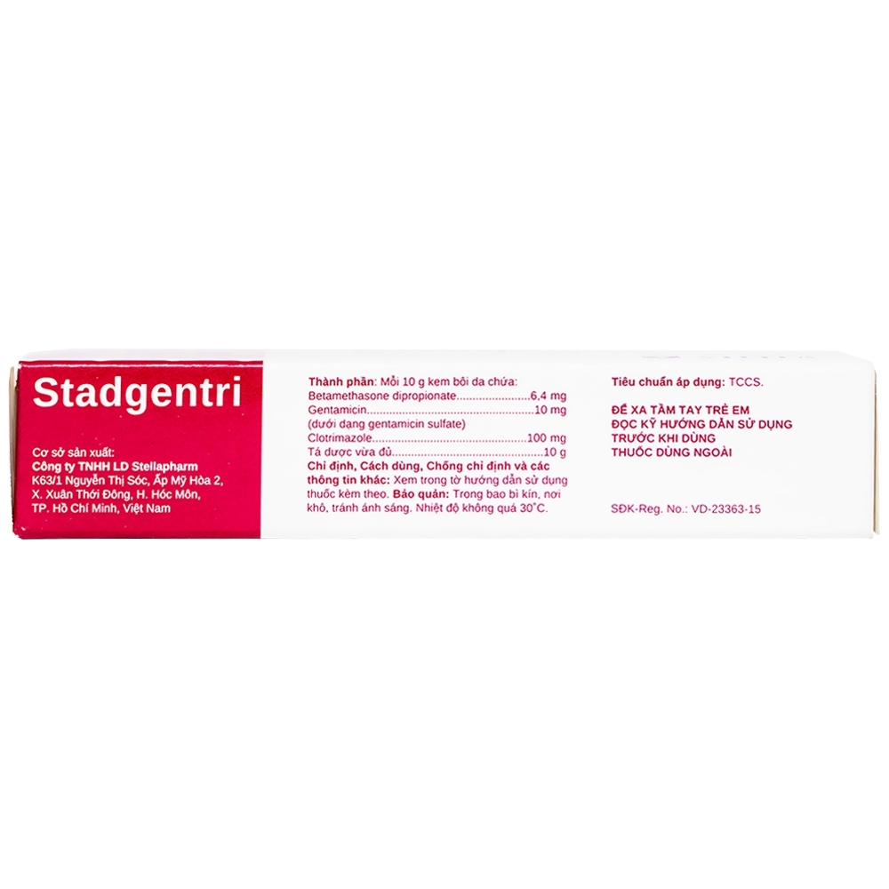 Hình ảnh Kem bôi da Stadgentri Stella điều trị các bệnh về da (10g)
