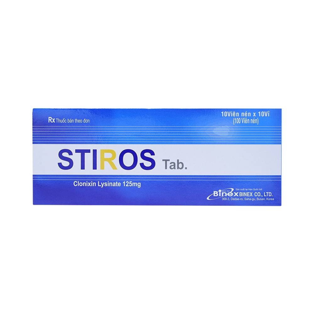 Hình ảnh Thuốc Stiros Binex điều trị các bệnh đau xương khớp (10 vỉ x 10 viên)